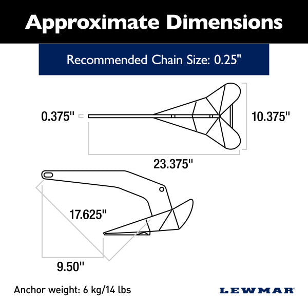 Lewmar 0057206 Anchor - image 3