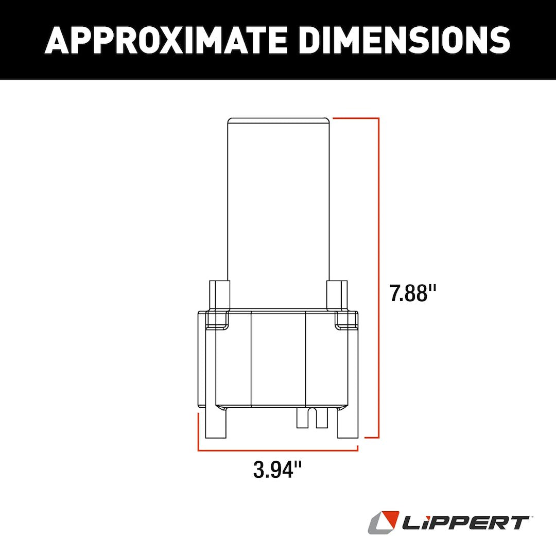 Lippert Components 142178 Trailer Landing Gear Motor - image 3