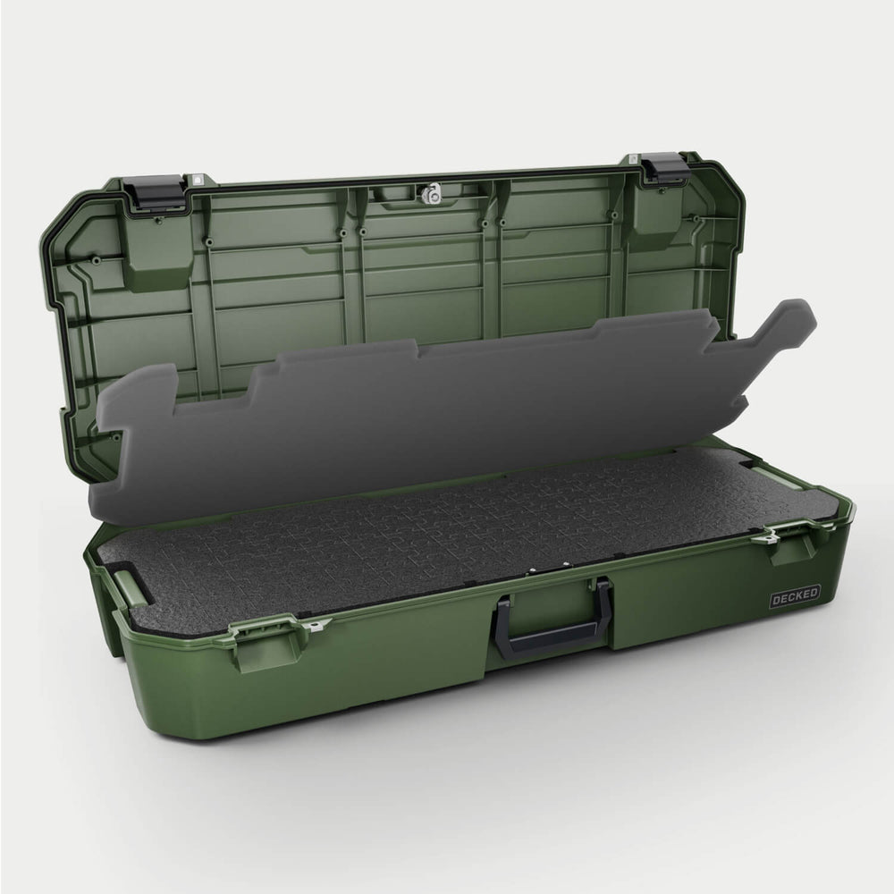 Decked A0031-MANF-GRN Honcho 80 Green Organizer with Foam