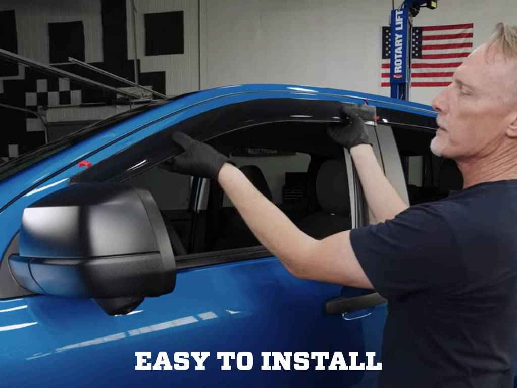 Husky 2854158 Low Profile Ventvisor Rain Deflectors