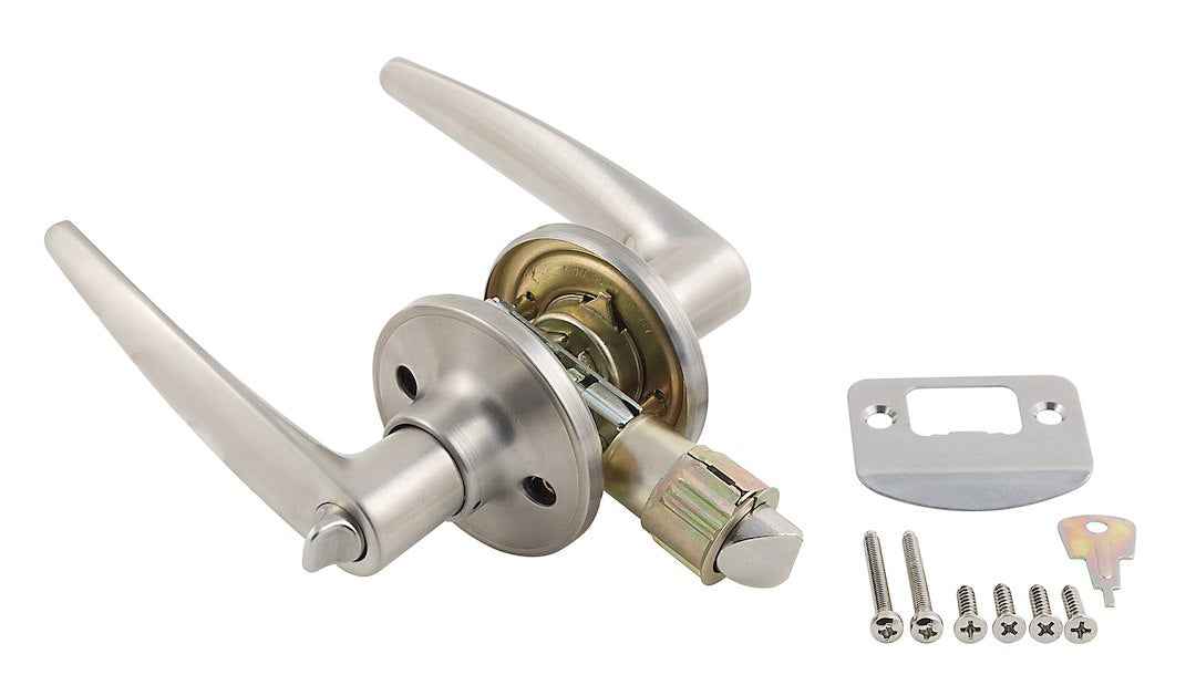 AP Products 013-231-SS Entry Door Lock - Silver - Lever