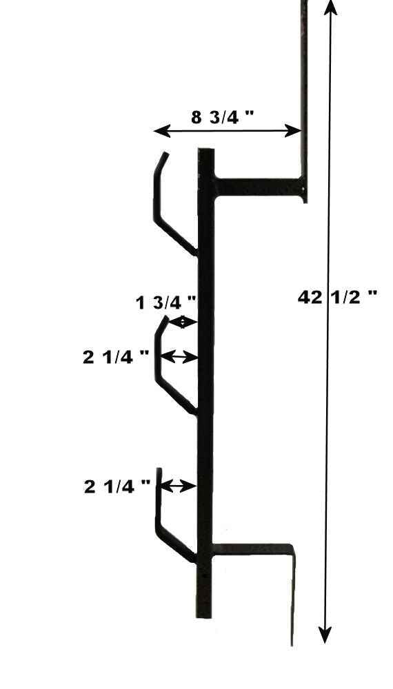 Rack-Em RA-5 Enclosed Trailer 3-Trimmer Rack