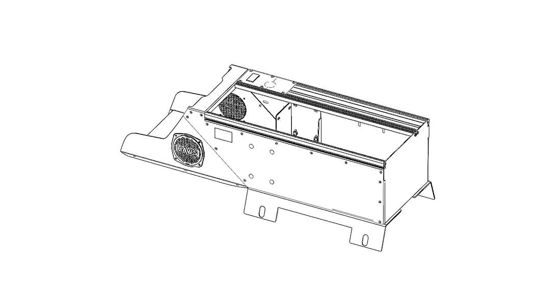 Havis Inc. C-Vsw-2600-Silv Console