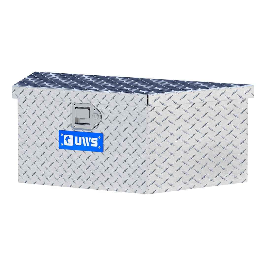 UWS TBV-34-LP 17 in Aluminum Trailer Tongue Tool Box - Polished