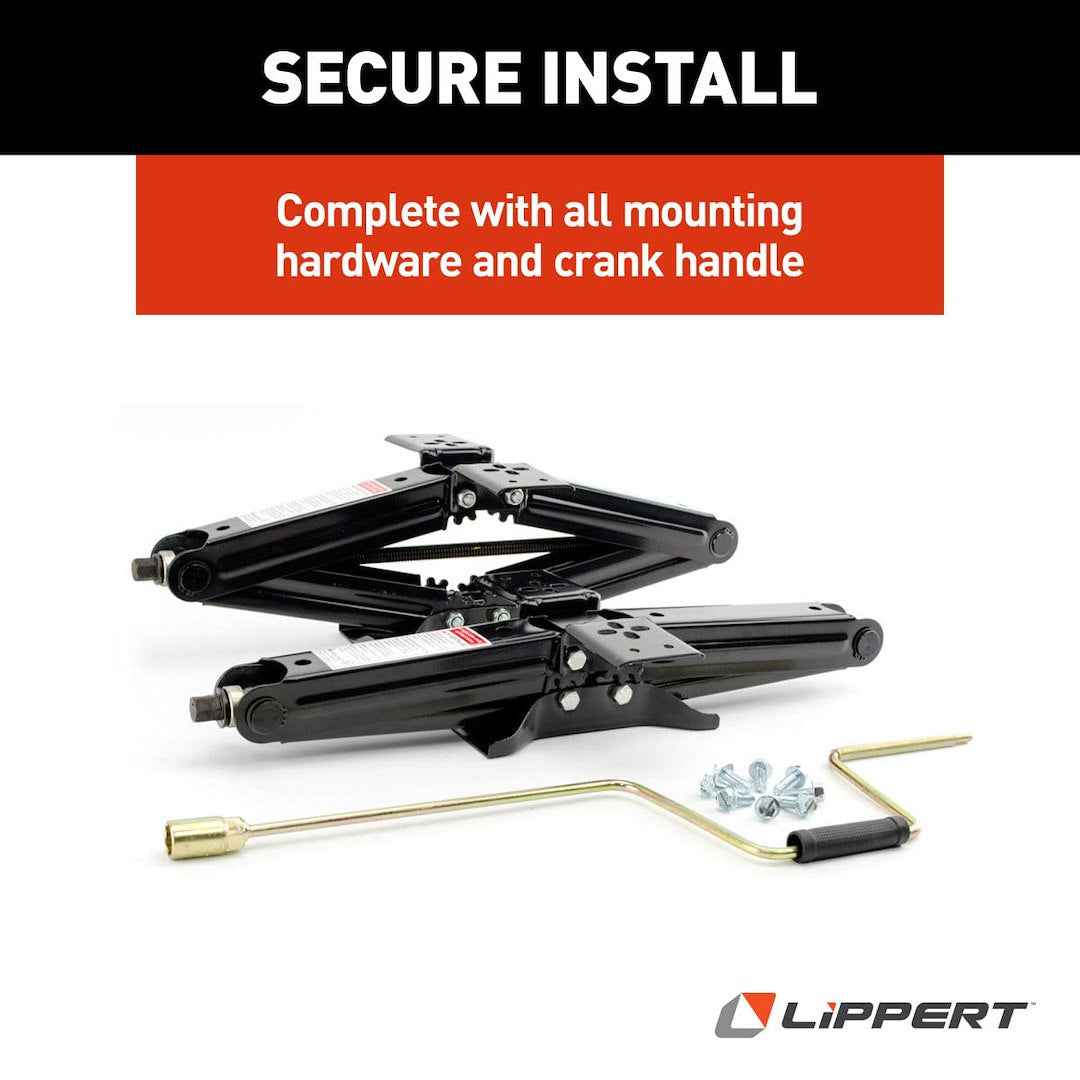 Lippert 285326 Manual RV Leveling Jack - 6000 lb