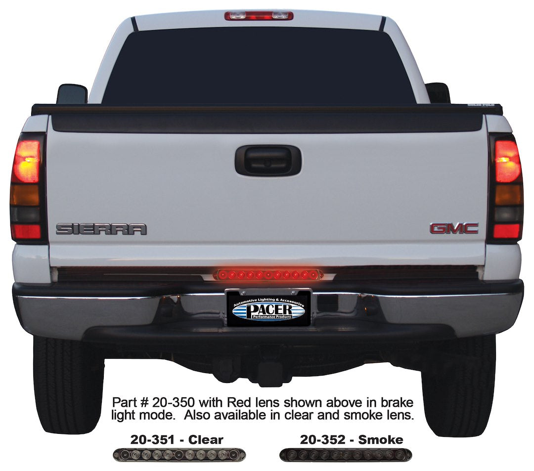 Pacer Performance 20-350 Red LED Tailgate Light Bar