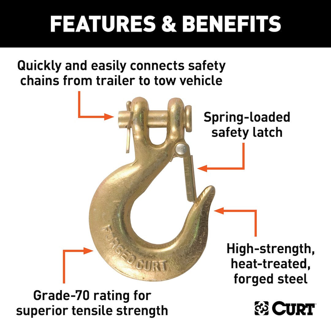 CURT Trailer Safety Chain Hook (81940)