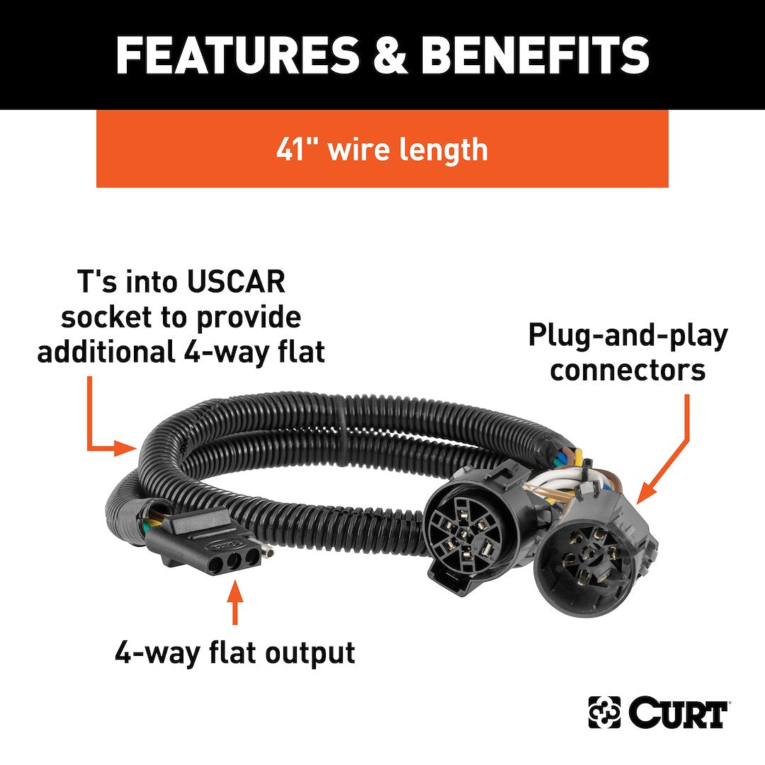Curt 55384 Trailer Wiring Connector - image 2