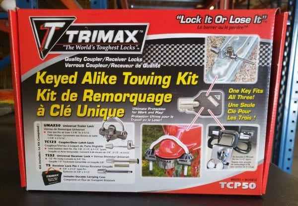 Trimax Locks TCP50 Trailer Coupler Latch Lock - 7/8 in–3-1/2 in Span