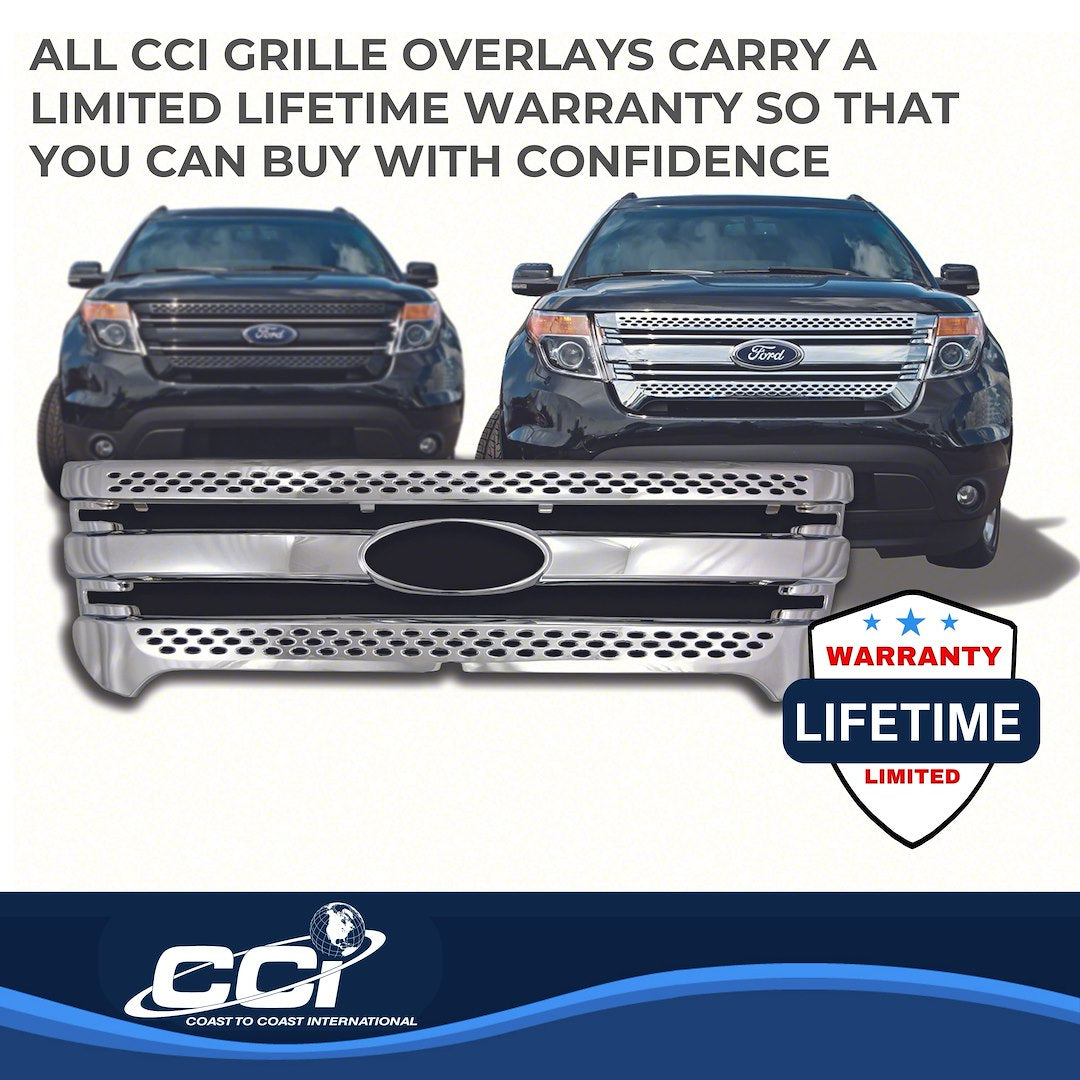 Coast To Coast GI91 Explorer Chrome Bar/Mesh Overlay - image 3