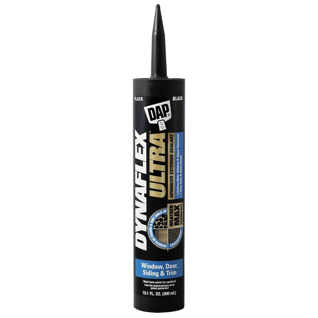 DAP Dynaflex Ultra 10.1 Ounce Black Paste Caulk Sealant (7079818220)
