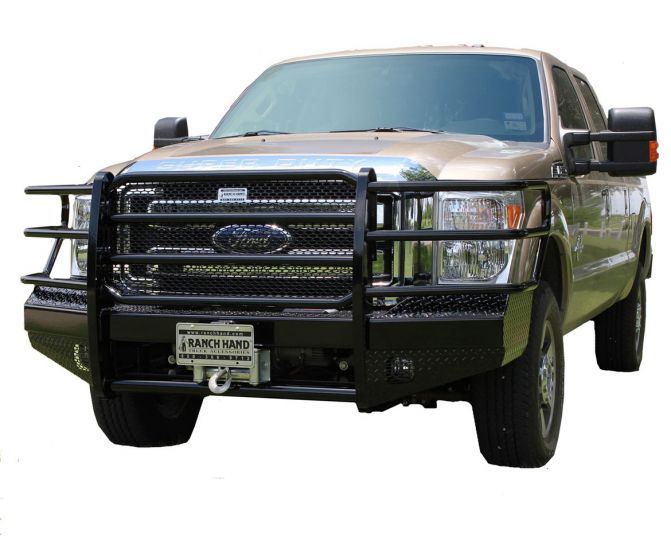 Ranch Hand FBF115BLR Sport Steel Bumper for Ford HD