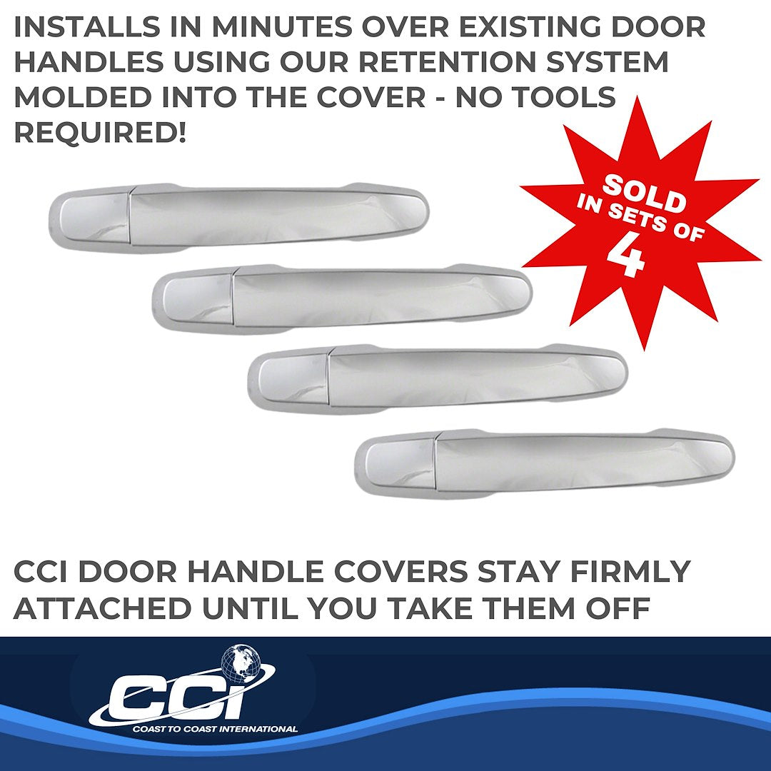 Coast To Coast DH68566S4 Chrome Equinox Smart-Key Covers - image 3