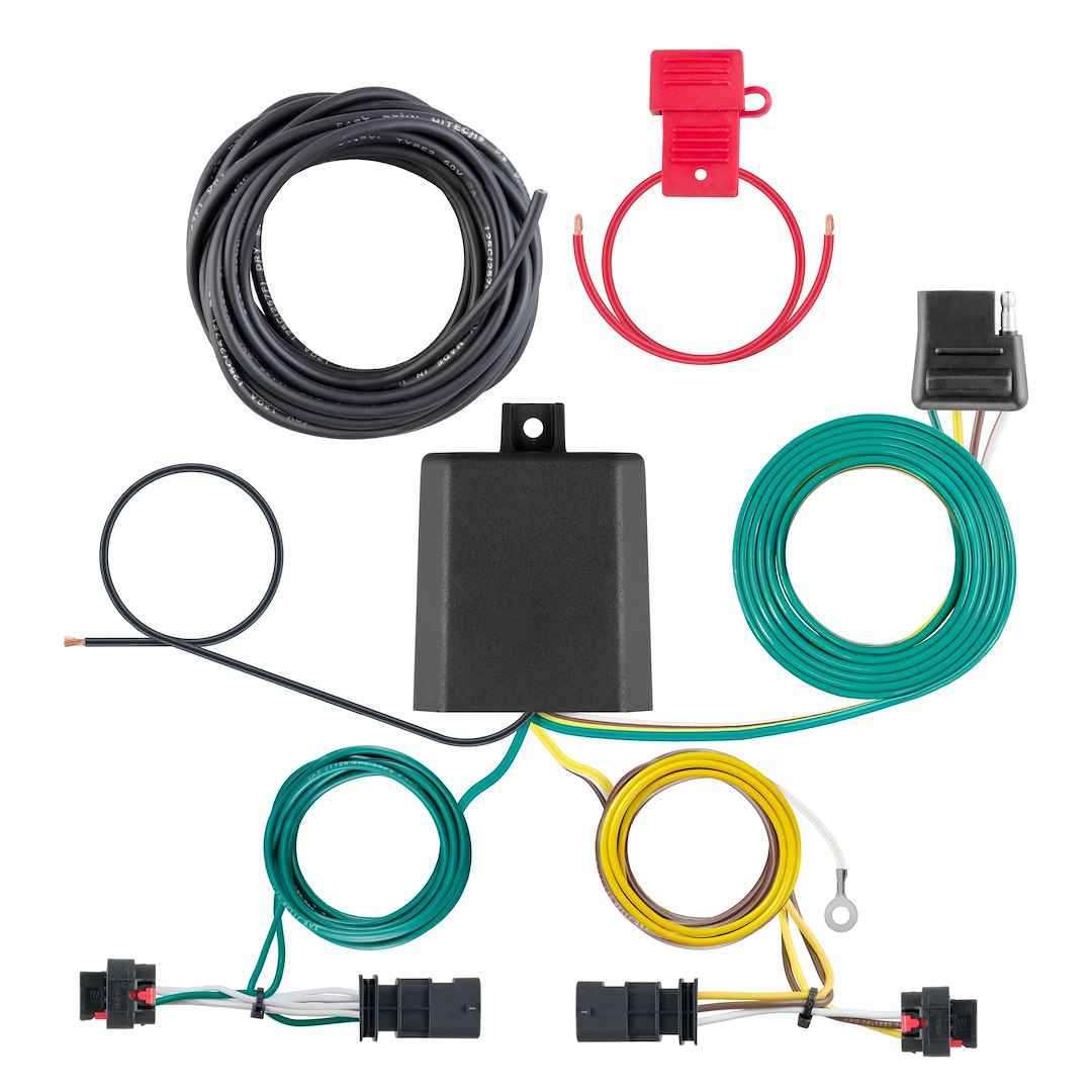 CURT 56472 Custom 4-Way Flat Wiring - Jeep Compass