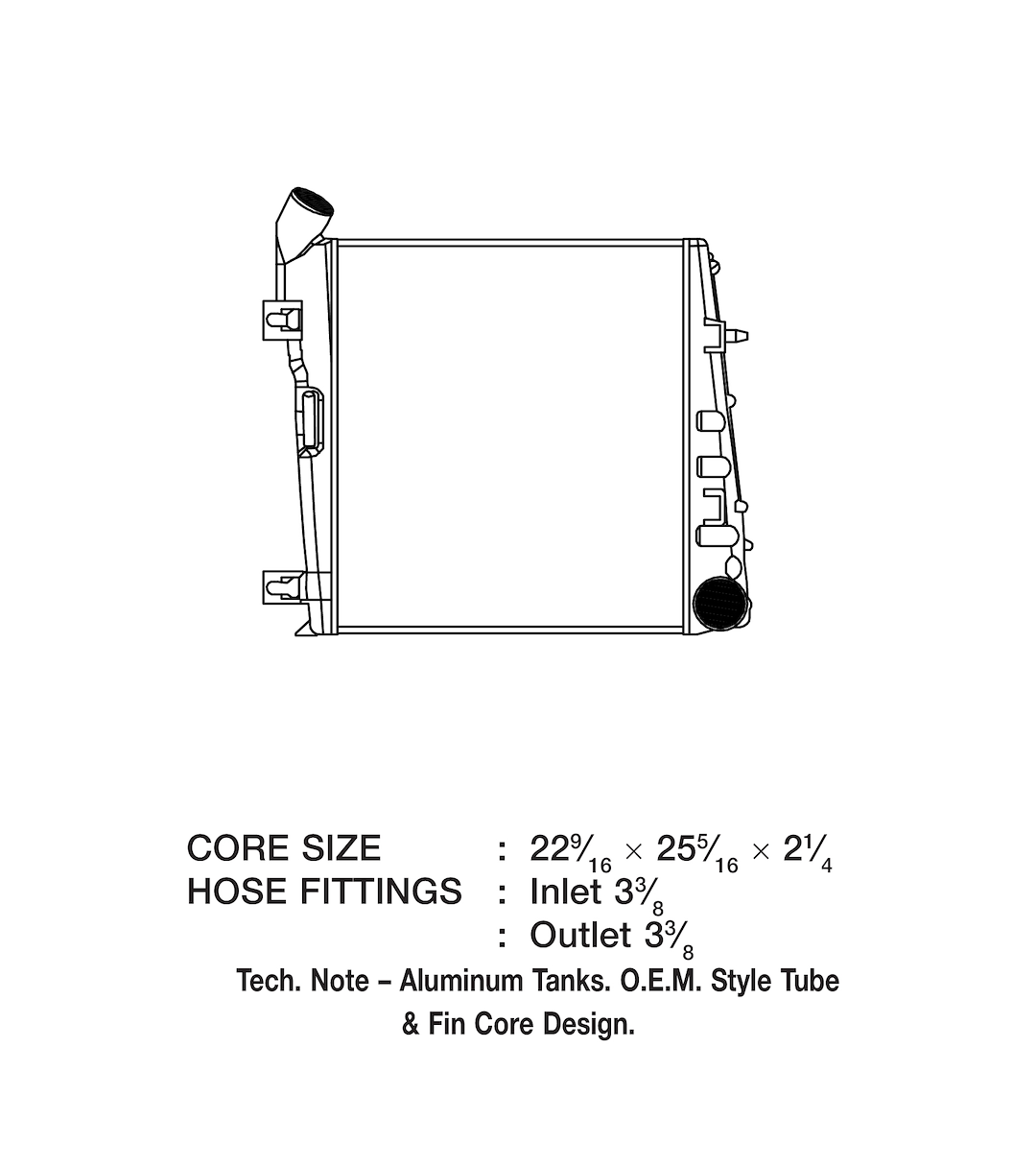 CSF 6012 Black Aluminum Super Duty Intercooler - image 2