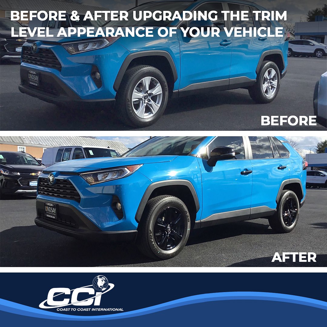 Coast To Coast IMP434BLK Black RAV4 XLE Impostor Wheel Skins - image 6