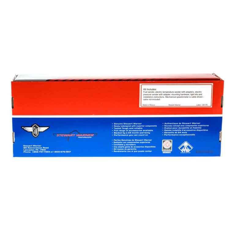 Stewart Warner 838448 Gauge Fuel Level/ Oil Pressure/ Speedometer