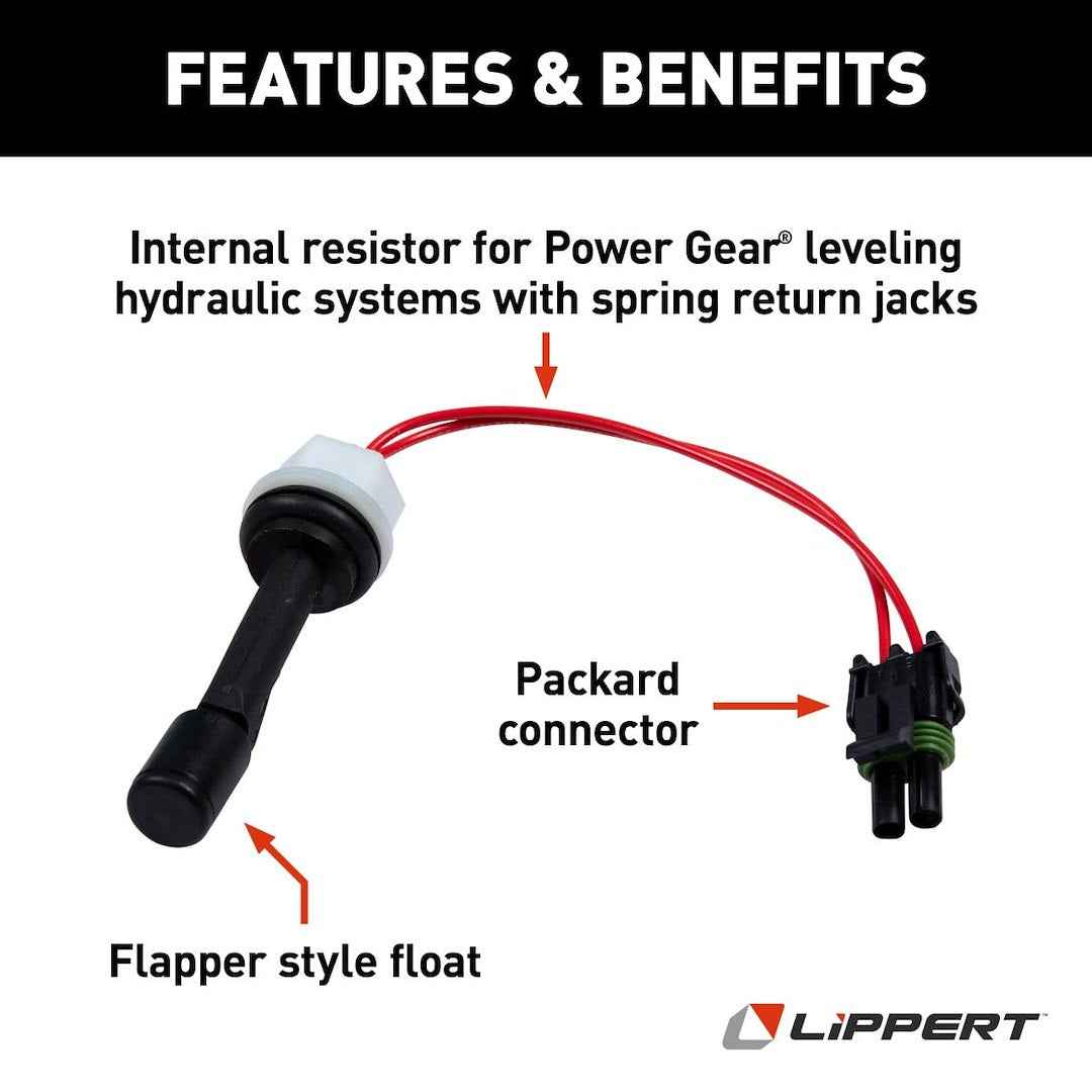 Lippert 359063 Hydraulic Tank Level Float - Packard Connector