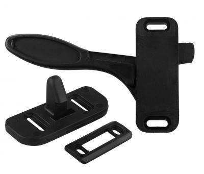 JR Products Screen Door Latch (11215) – Color: Black