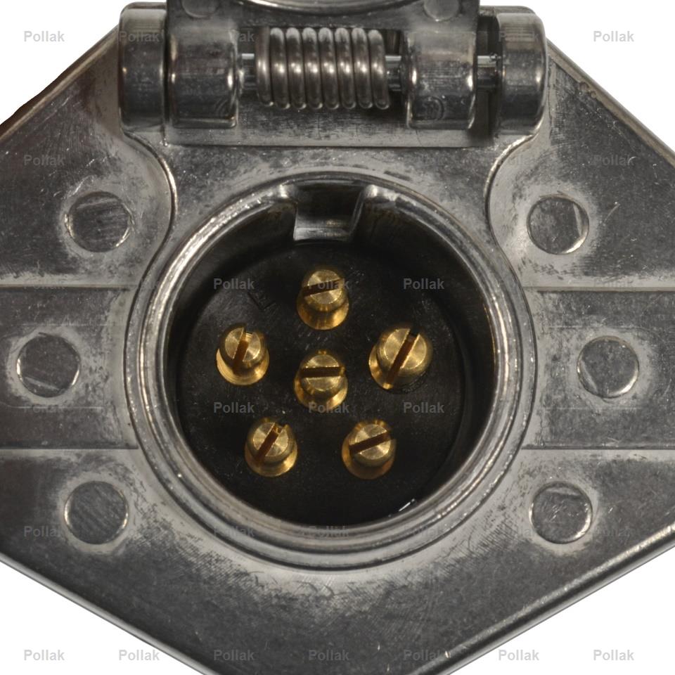 Pollak Semi-universal 6 Pin Trailer Wiring Connector (11607EP)