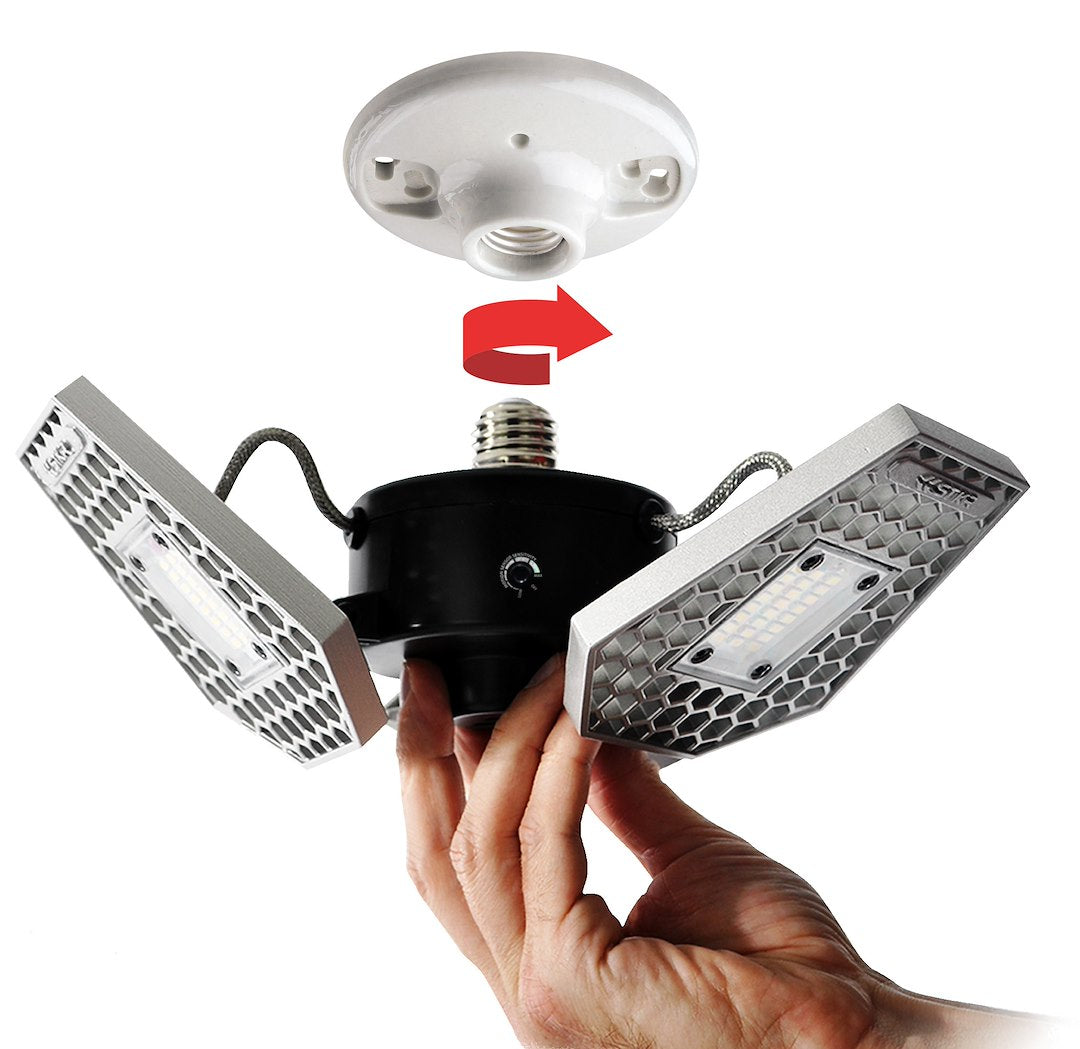 STKR Concepts 00342-2 TRILIGHT Motion LED, 4,000 Lumens