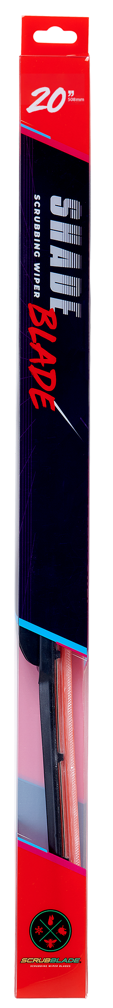 Scrubblade CBR2000 Red Silicone ShadeBlade Wiper