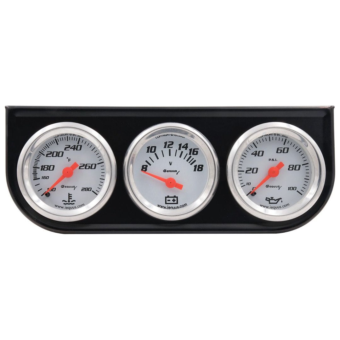 Equus E5100 Oil Pressure, Voltage and Water Temperature Gauges
