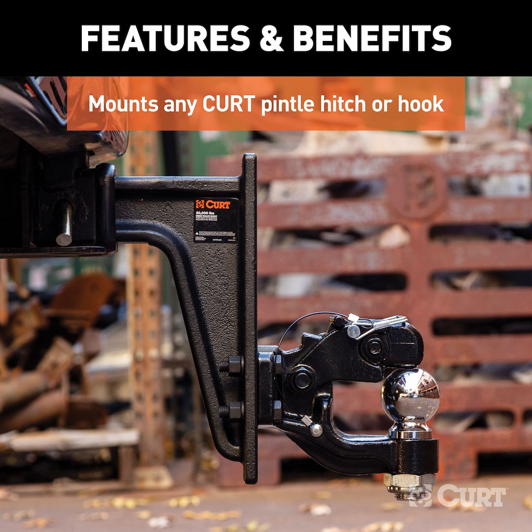 Curt 48349 Pintle Hook Mounting Plate - image 3