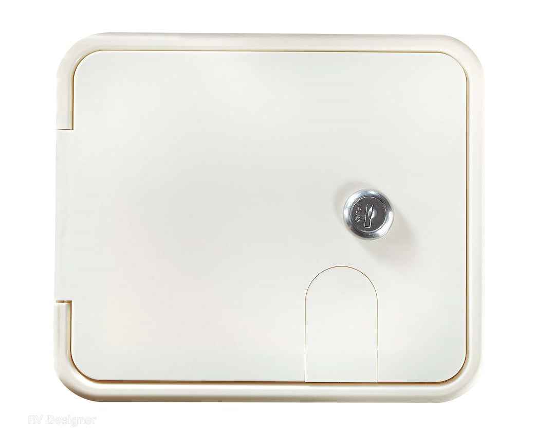 RV Designer B150 Electrical Cord Hatch - 7.6 in