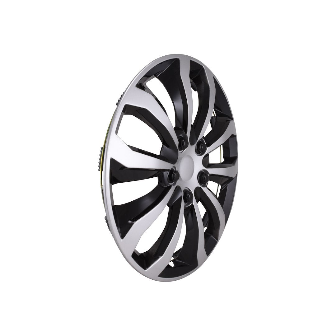 Coast To Coast 106116SB 16-Inch Black/Silver Wheel Covers - image 2