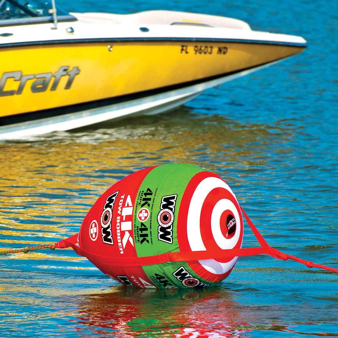 World of Watersports 15-3000 Towable Tube Tow Bobber - 60 ft Rope