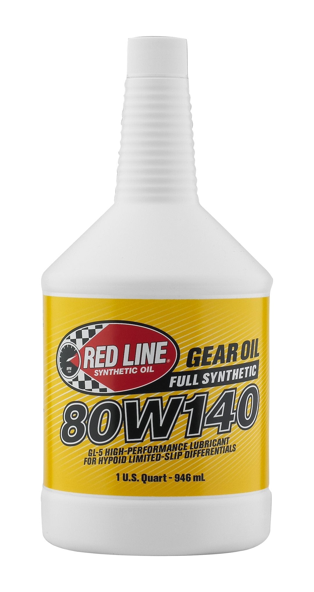 Red Line 58104 Synthetic SAE 80W-140 Gear Oil, 1 Qt