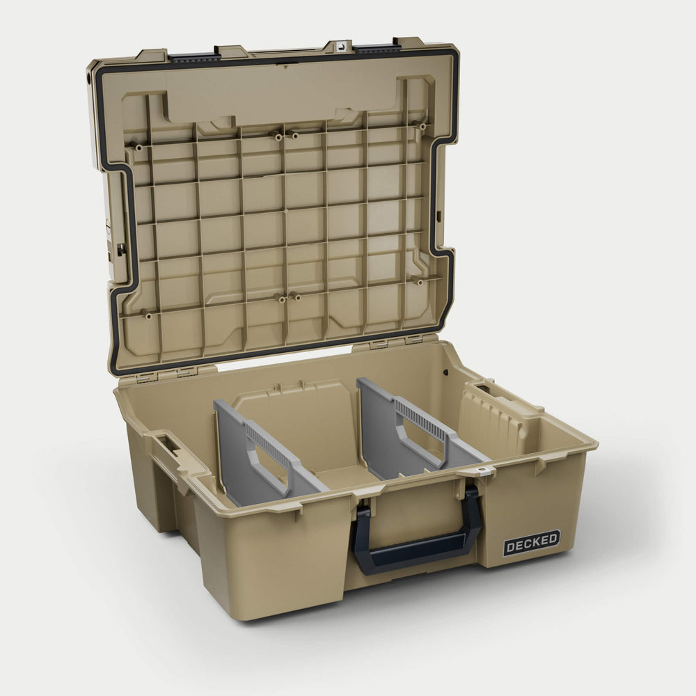 Decked A0020-HRAK-TAN Halfrack 32 Tan Portable Organizer