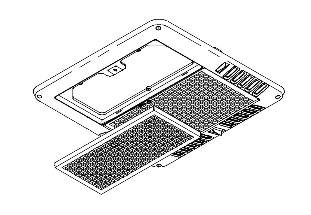 Coleman Mach 8330C5731 A/C Ceiling Assembly Grille