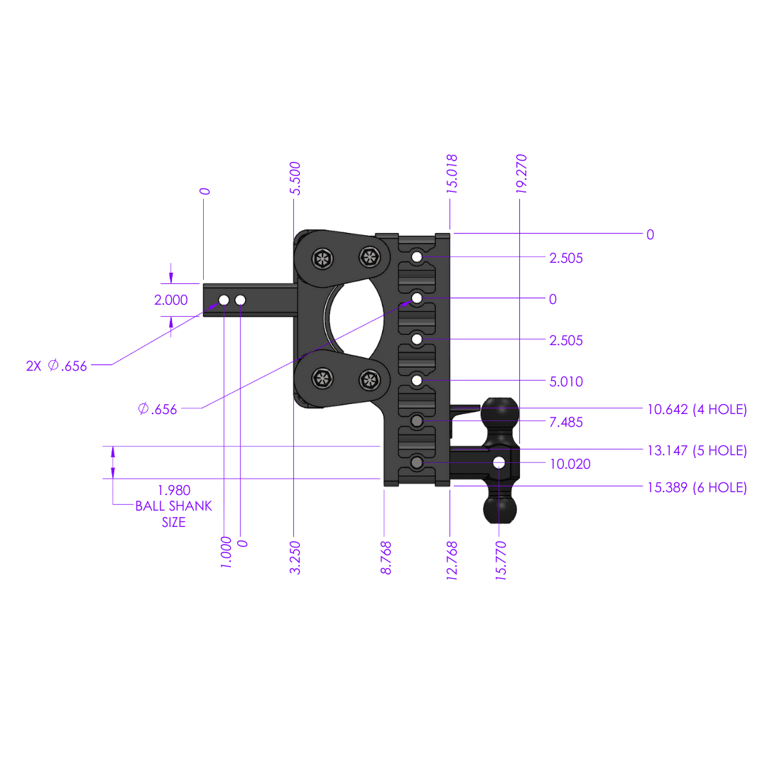 Gen-Y Hitch Gh-2325 Trailer Hitch Ball Mount - image 5