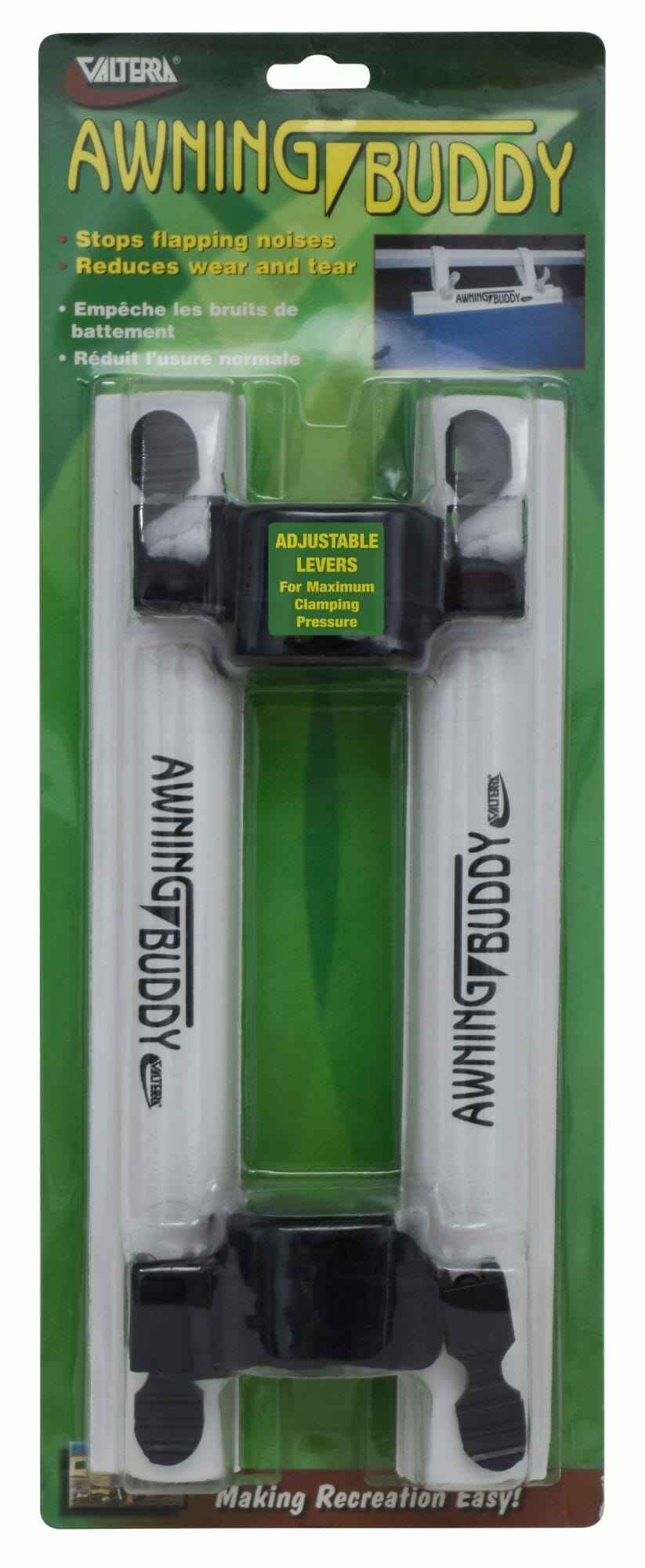 Valterra A30-0300 RV Awning Fabric Clamps - White, Pair