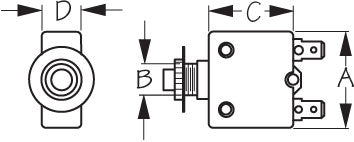 Sea Dog 420810-1 10A Thermal Circuit Breaker
