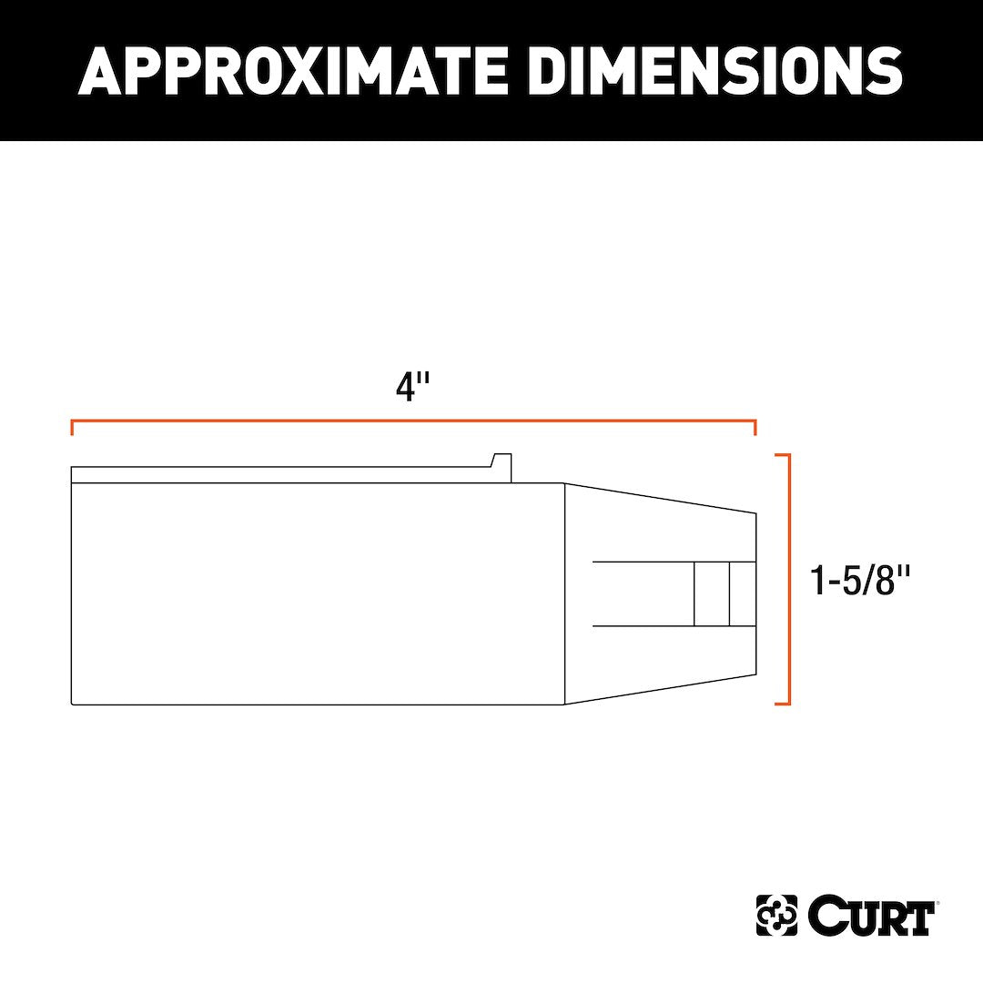 CURT Trailer Wiring Connector Adapter (57041) – Material: Plastic