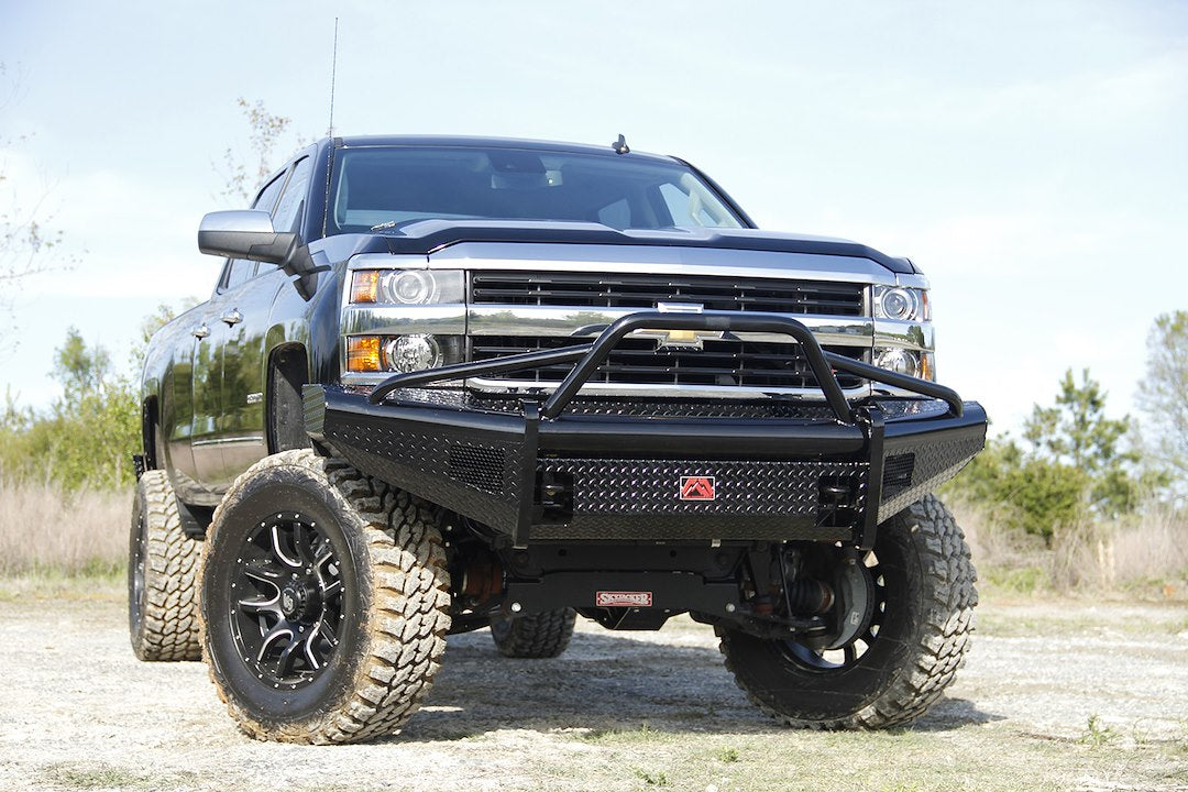 Fab Fours CH08-S2062-1 Black Steel Direct-Fit Bumper