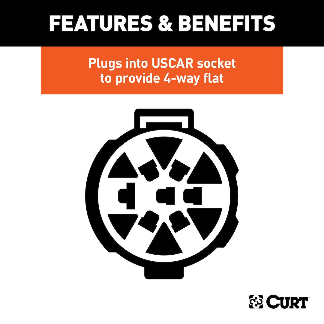 Curt 55515 Trailer Wiring Connector - image 3