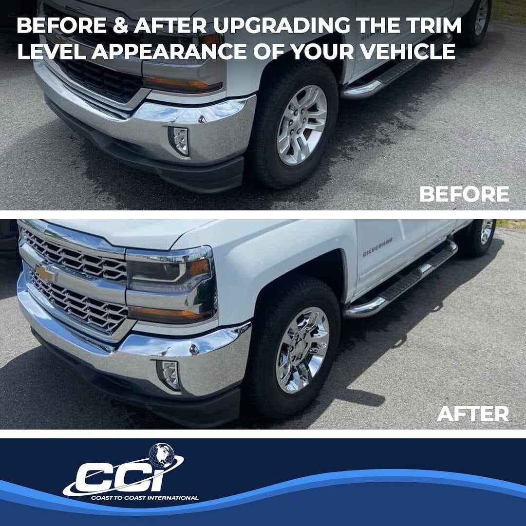 Coast To Coast IMP377XN Chrome Silverado Impostor Wheel Skins