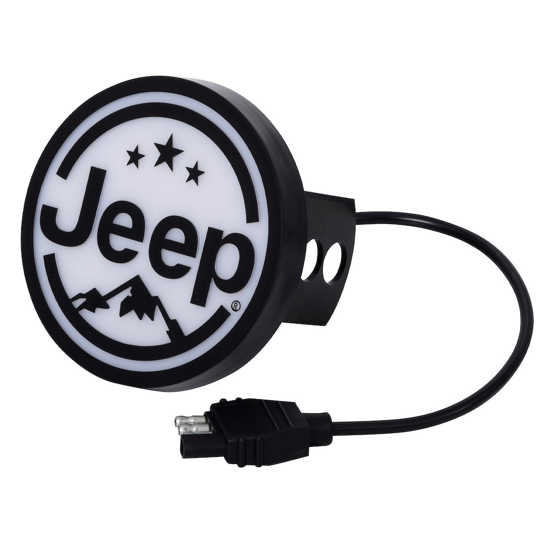 Plasticolor 002315R01 Jeep Lighted Hitch Cover