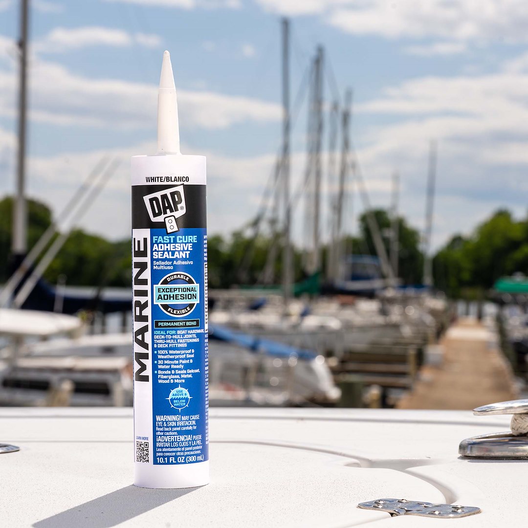 Dap 7079800777 White Fast-Cure Marine Sealant, 10.1 oz