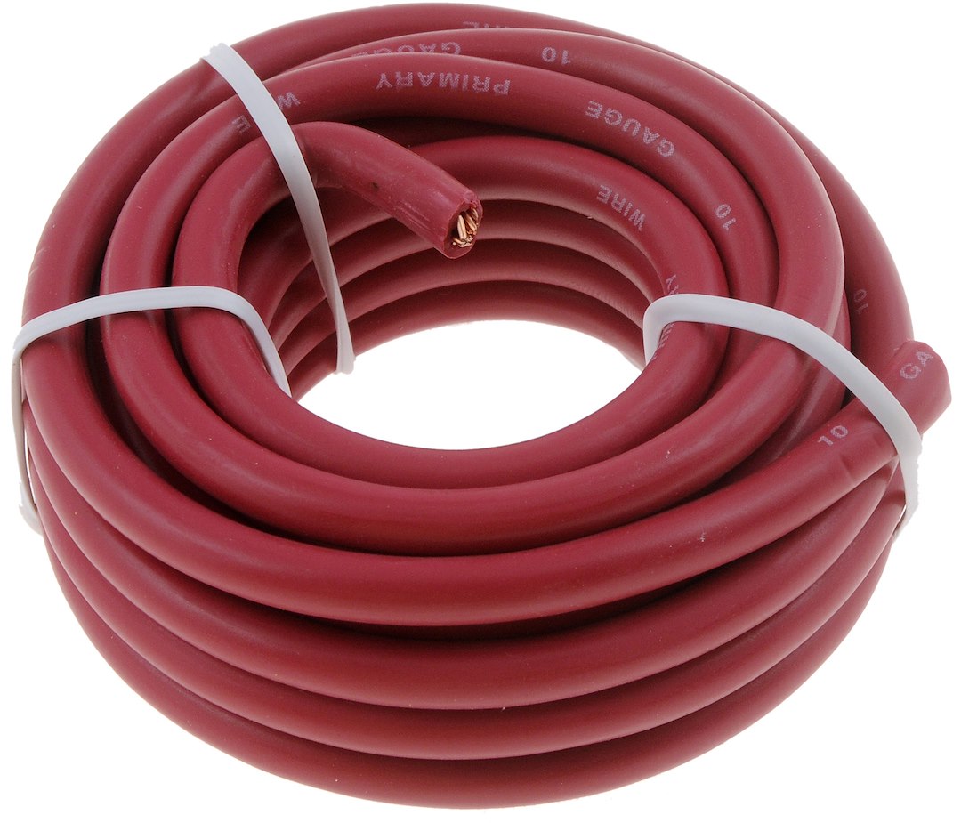 Dorman 85700 Conduct-Tite Red 10-Gauge Primary Wire, 8 Feet - image 1