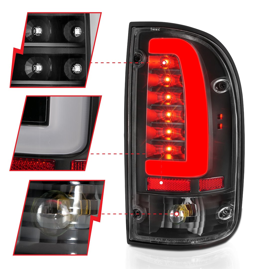 ANZO USA Uses OEM Sockets And Wiring OEM LED Tail Light Assembly 311353 - image 2