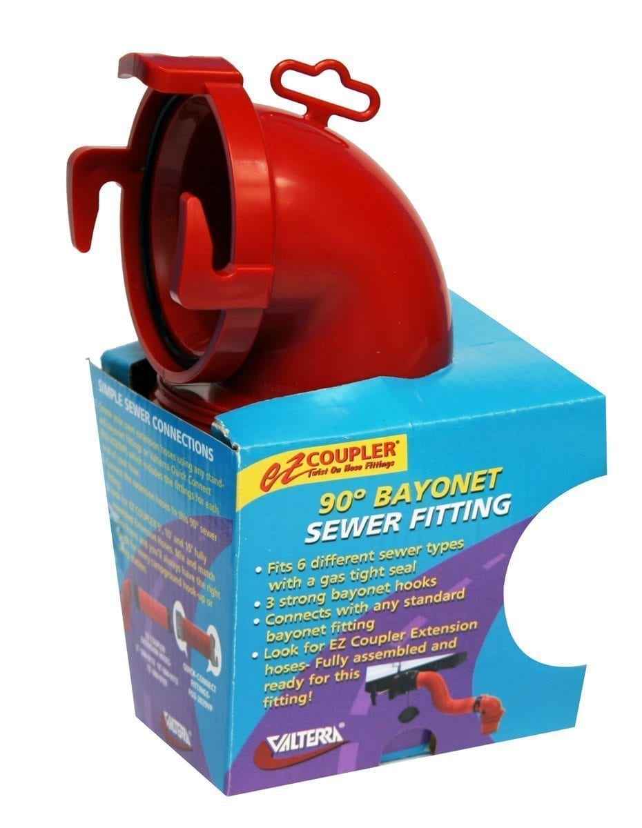 Valterra F02-3112 Threaded Sewer Adapter with Bayonet End