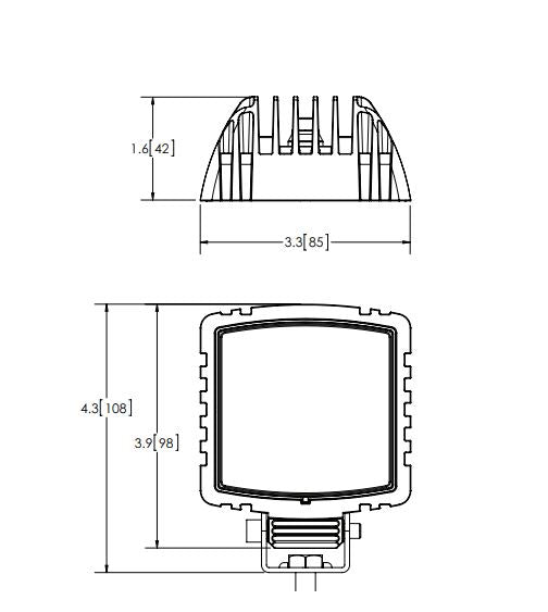 Ecco EW2471 LED Flood Work Light