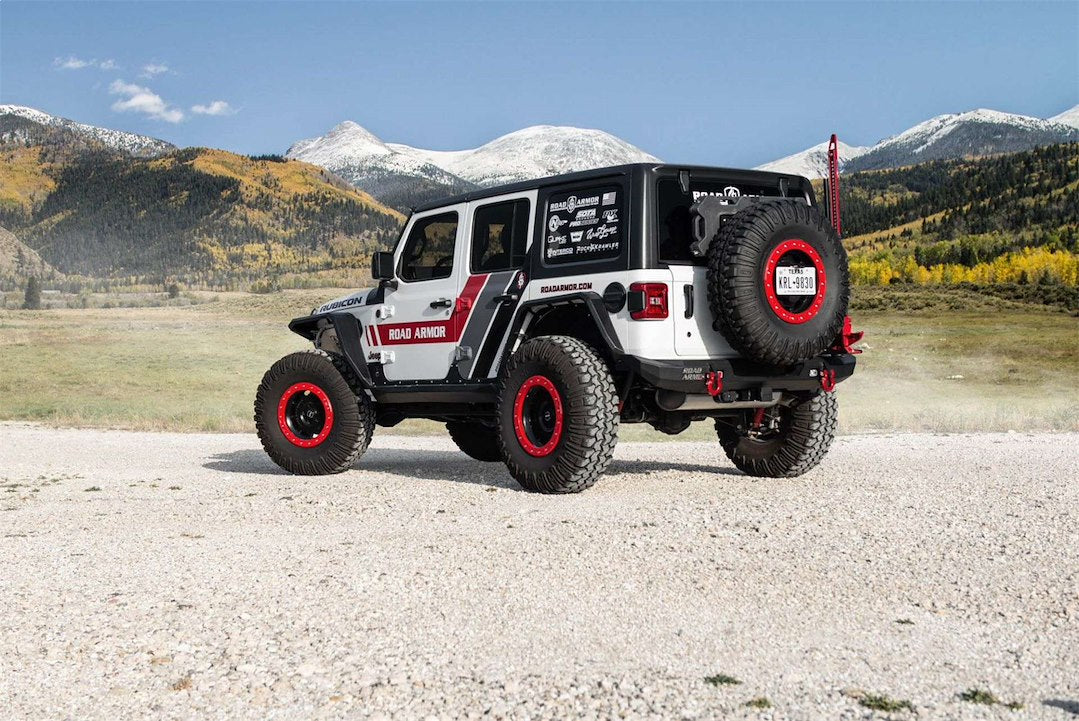 Road Armor 518AFR0B JL Stealth Flat Fender Flare