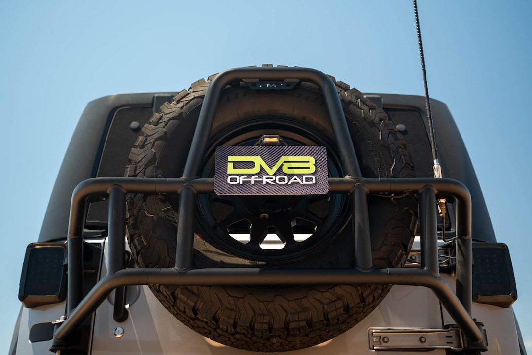 DV8 Offroad TCJK-14 Wrangler JK Spare-Tire Carrier