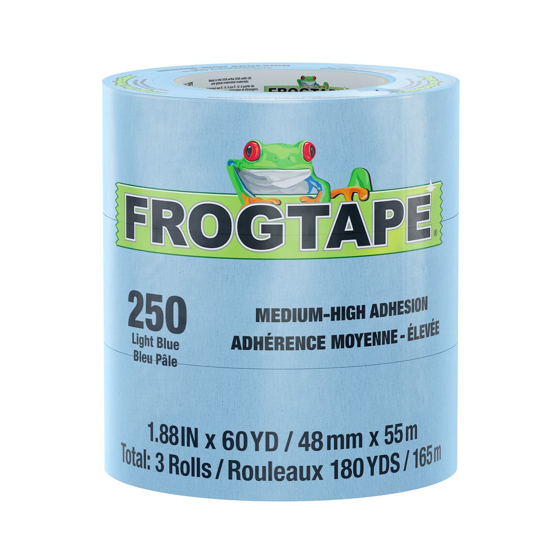 Shurtape 105329 CP 250 Light Blue Masking Tape, 24 Rolls